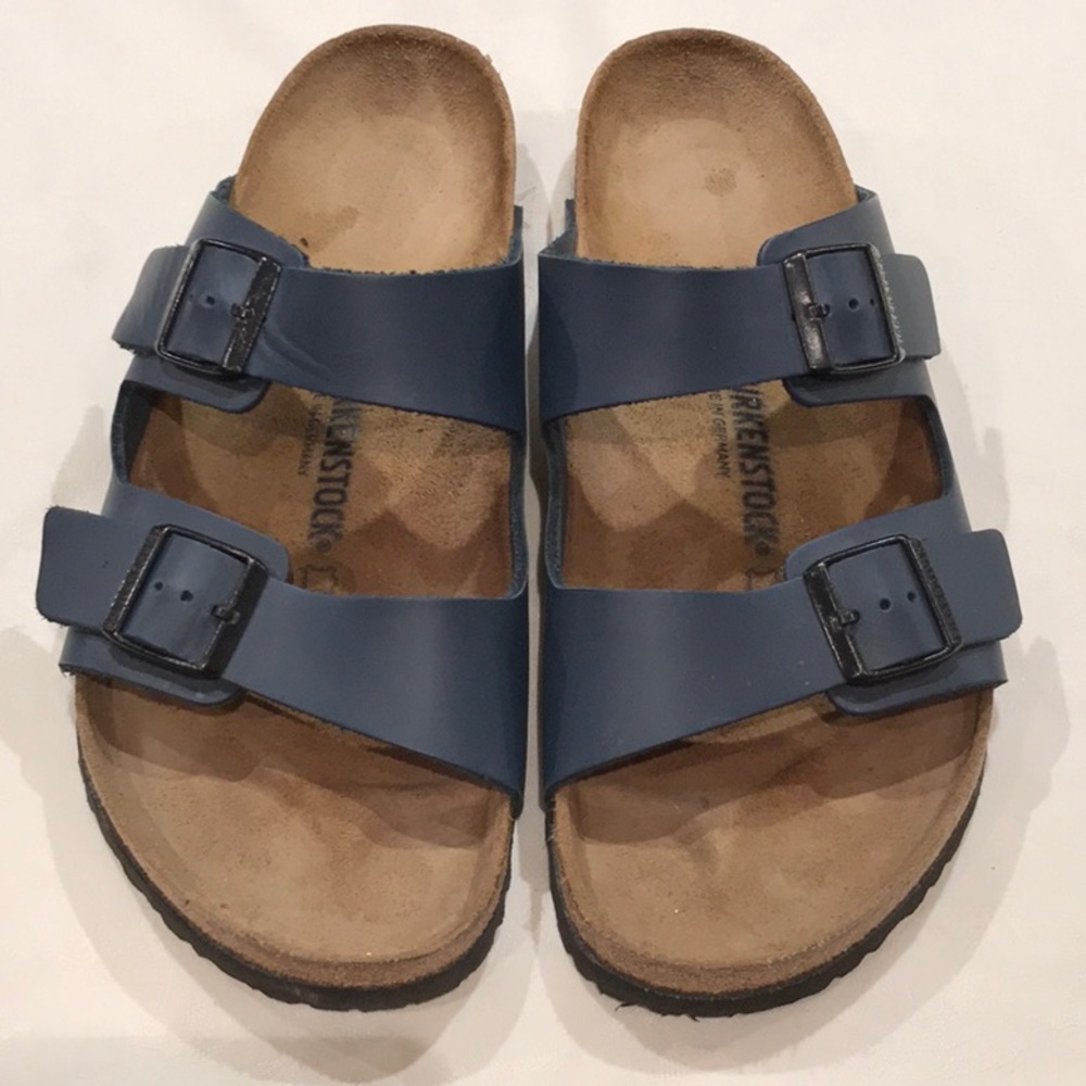 Steel Blue men’s Birkenstock sandals